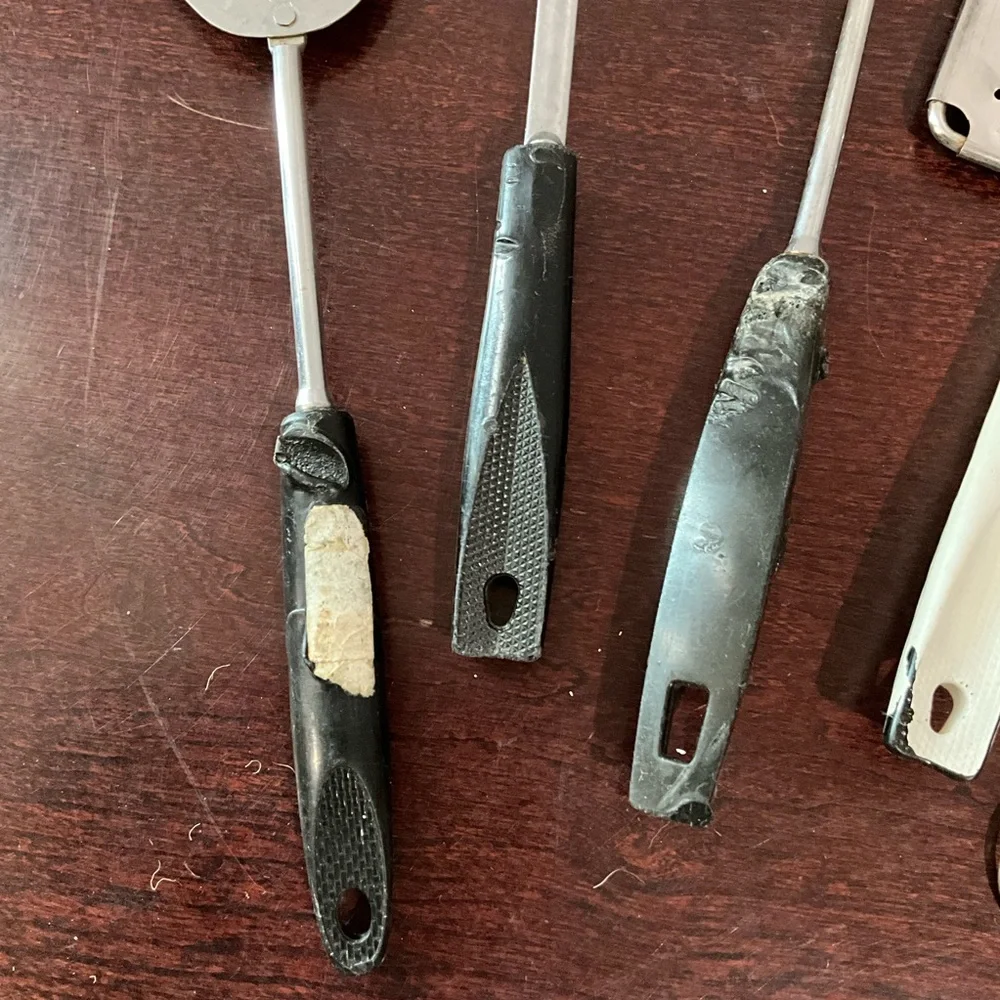 Lot of 5 Vintage Ecko Utensils Grater Serving Spoon Kitchamajig